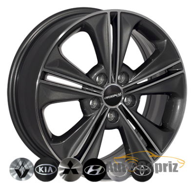 Диски Replica Mazda TL0277NW GMF R17 W6.5 PCD5x114.3 ET48 DIA67.1    